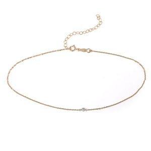 Catbird Wicked Game Anklet, 14K Yellow Gold, 2mm D